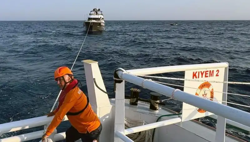 Marmaris Açıklarında Sürüklenen Tekne Kayıp İkiliyi Kurtardı: Dram Dolu Anlar