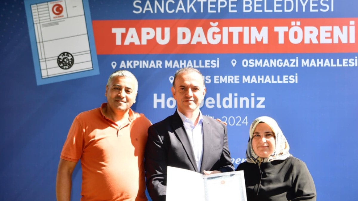 Sancaktepe'de 49 Hak Sahibi Tapularını Aldı