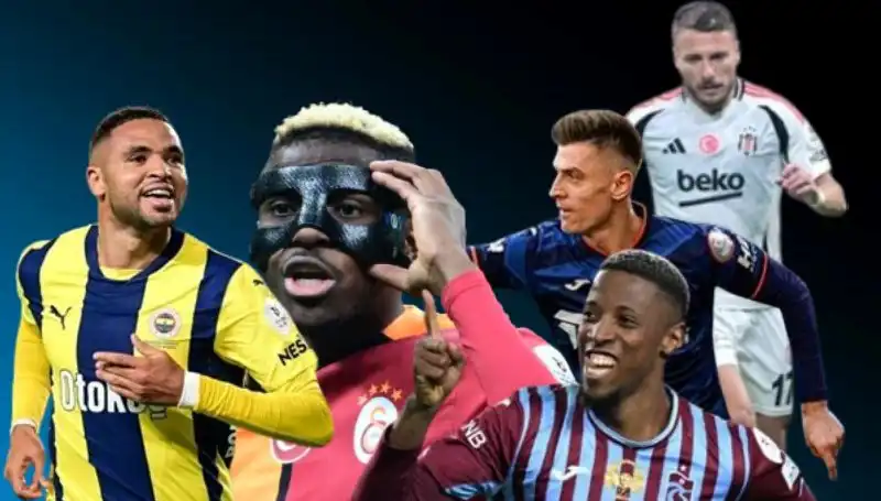 Süper Lig'de Gol Krallığı Yarışı: Osimhen, Banza, En-Nesyri Hangi Pozisyonda?
