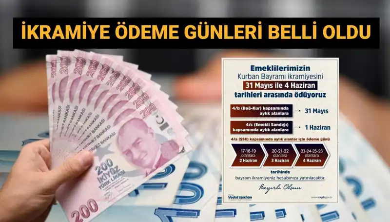 Emekliler Müjde! Bayram İkramiyeleri Hesaplara Ne Zaman Geçecek?