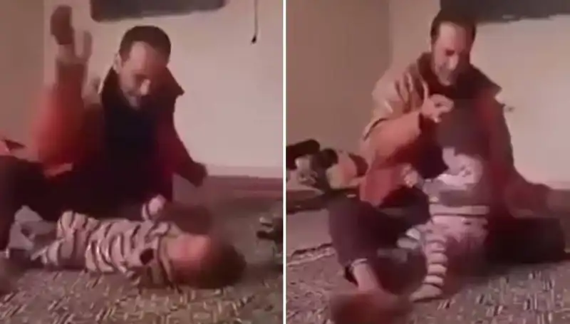 Çocuğuna Acımasızca Şiddet Uygulayan Babanın Olayı Büyük Tepki Topladı