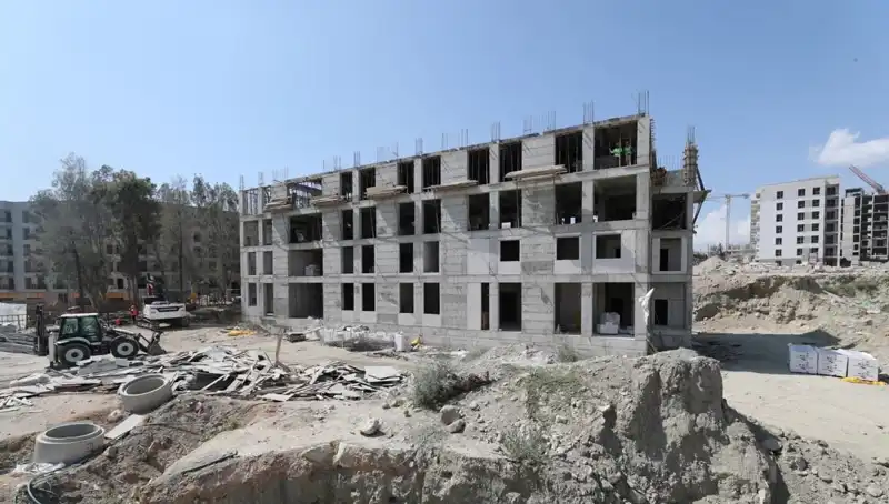 Defne'de Jandarma Hizmet Binaları İnşaatı Hız Kesmeden Devam Ediyor