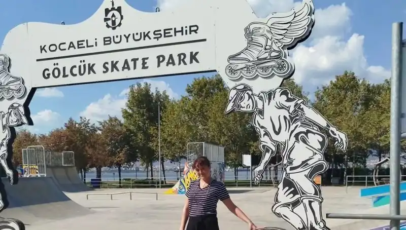 Kocaeli'de Kaykay Parkı Mattia Ahmet Minguzzi ile Anıldı