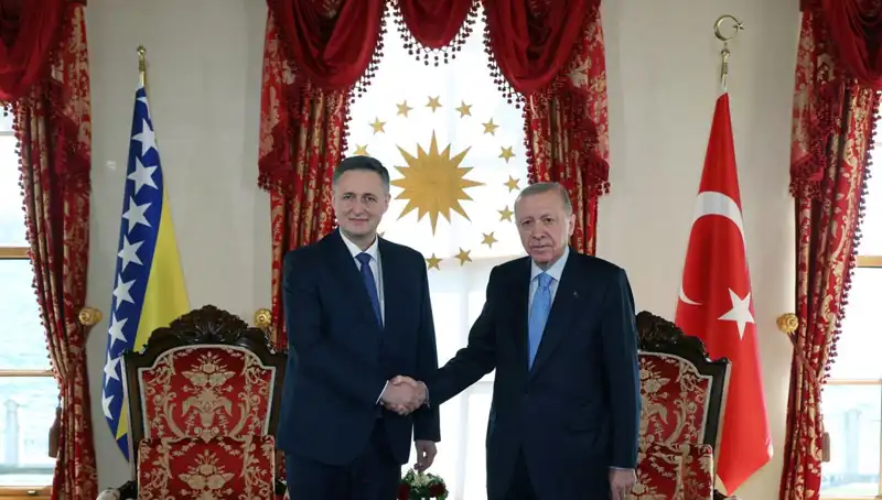 Cumhurbaşkanı Erdoğan, Bosna-Hersek Yetkilisi Becirovic ile Tarihi Buluşma Gerçekleştirdi